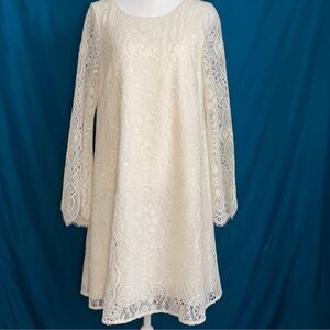 Lilly Pulitzer Elegant Lace White Dress small